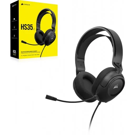 Corsair HS35 v2 Carbon Multiplatform Wired Gaming Headset