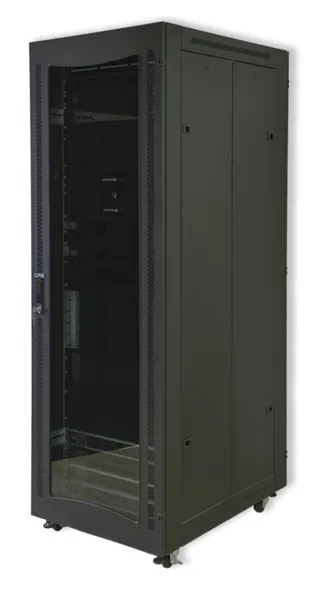 RCT Apollo 42U 600 x 800mm Perforated Cabinet Black