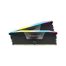 Corsair Vengeance RGB 48GB (2x24GB) DDR5-6000 CL36 Memory Kit Black