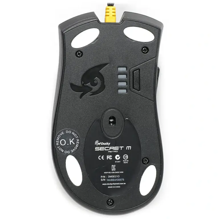 Ducky Secret M Retro RGB Gaming Mouse – 16000 DPI