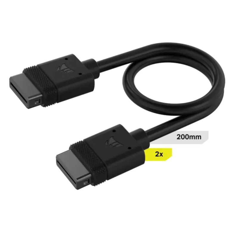 Corsair iCUE LINK 200mm Cable Kit 2-Pack Black