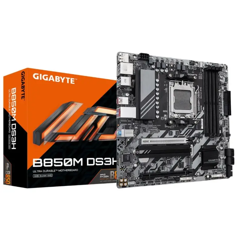 Gigabyte B850M DS3H AMD B850 AM5 Micro-ATX Motherboard