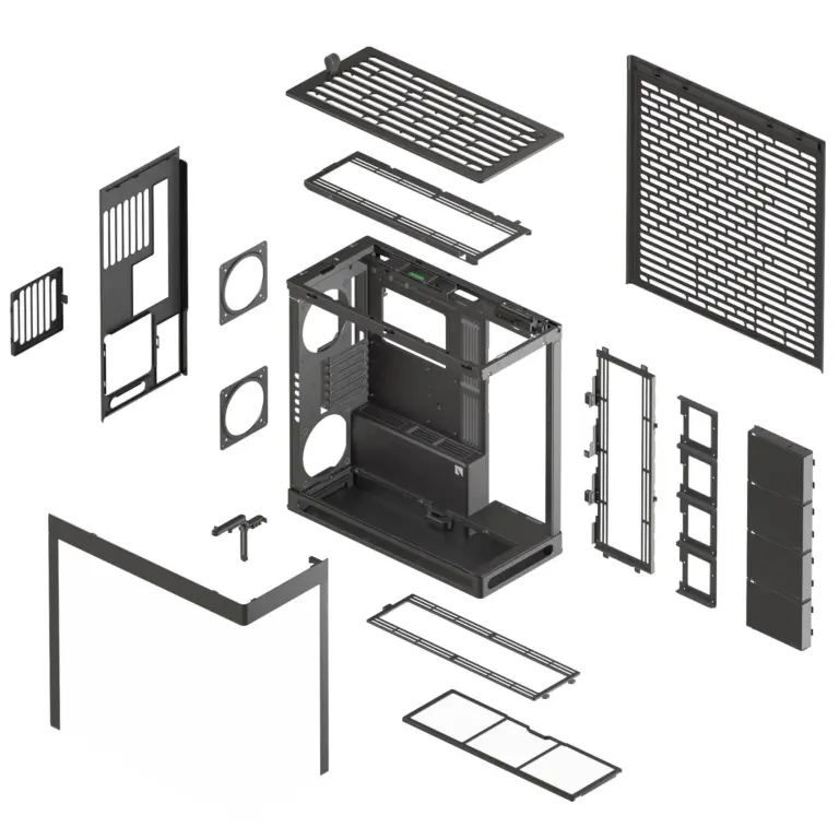 HAVN HS 420 Base Edition Black E-ATX Mid-Tower Case