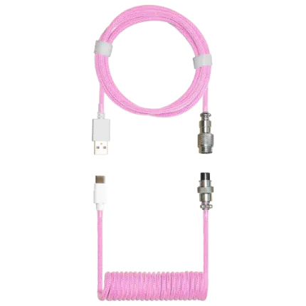 Cooler Master KB-CMZ1 Magenta Type-C Coiled Cable