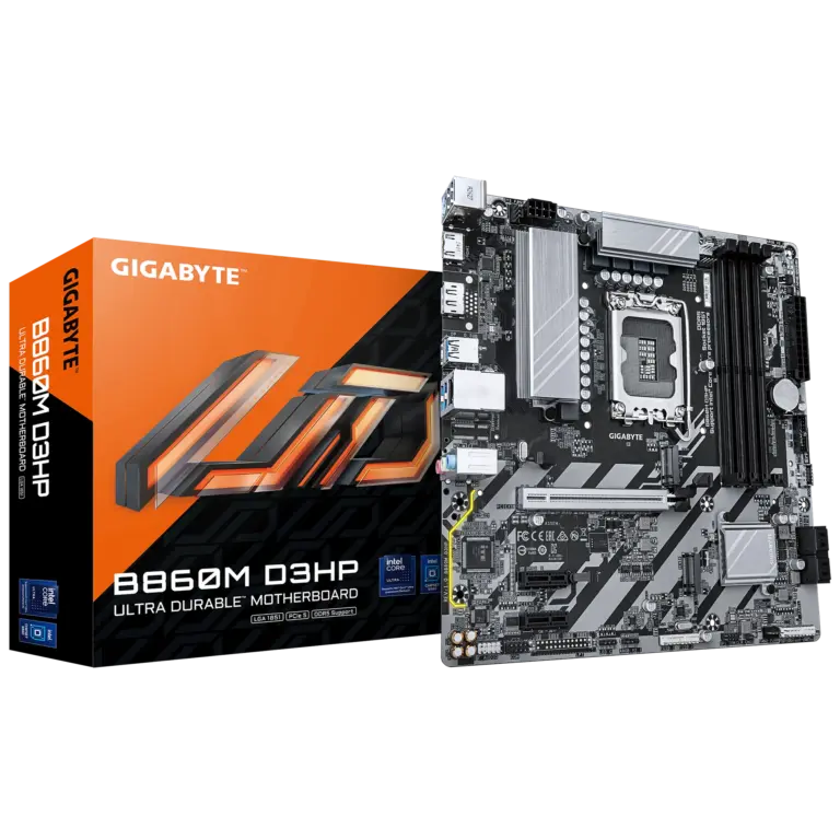 Gigabyte B860M D3HP Intel B860 LGA1851 mATX Motherboard