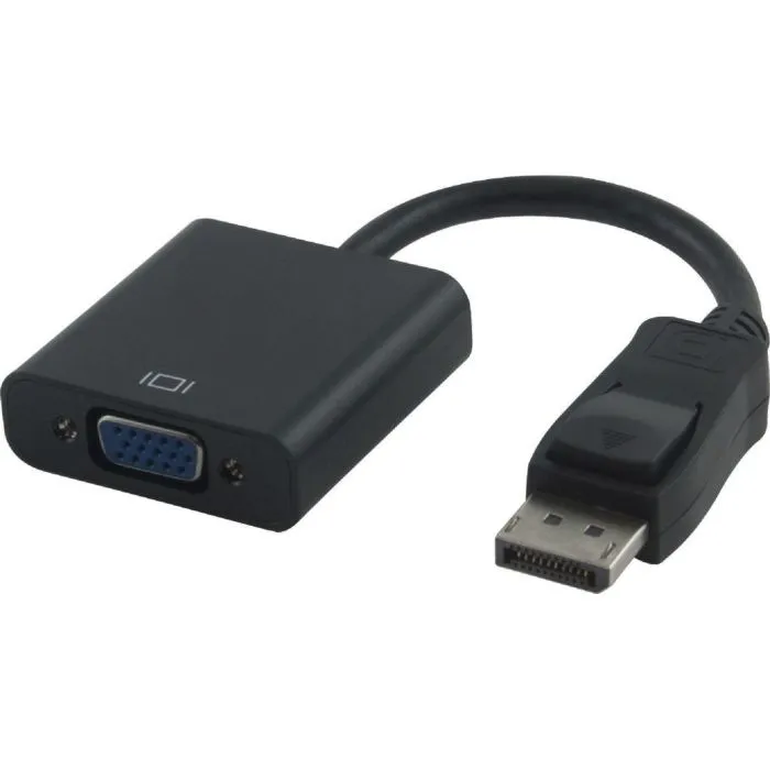 RCT DisplayPort to VGA Male-to-Female Adapter