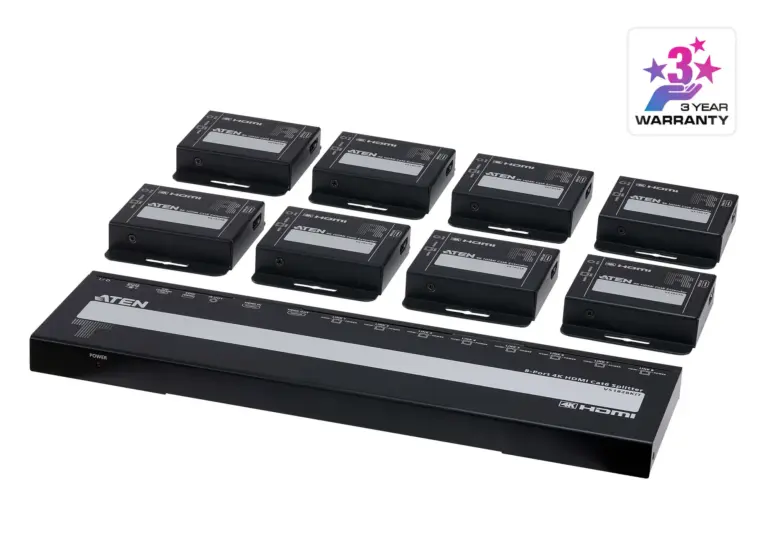 ATEN VS1828KIT 8-Port 4K HDMI Cat 6 Splitter Kit